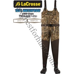 LaCrosse® Wetlands™ Insulated Breathable Chest Waders with 1'600 gram Thinsulate™ Boot 736121 Realtree MAX-5®