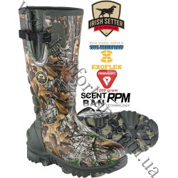 Irish Setter® 15” Women's Rutmaster™ 2.0 1'200grams PrimaLoft® Insulation 3.5mm Neoprene Rubber Hunting Boot 4887 Realtree Xtra®