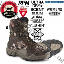 Irish Setter® 8” Women's Vaprtrek™ Waterproof 400g PrimaLoft® Insulation Hunting Boots 2839 Mossy Oak® Break-Up® COUNTRY™
